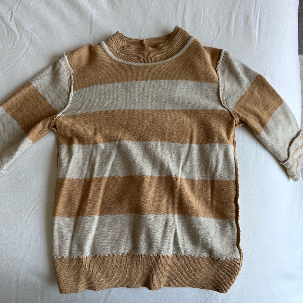 Free People Striped Sweater Shirt